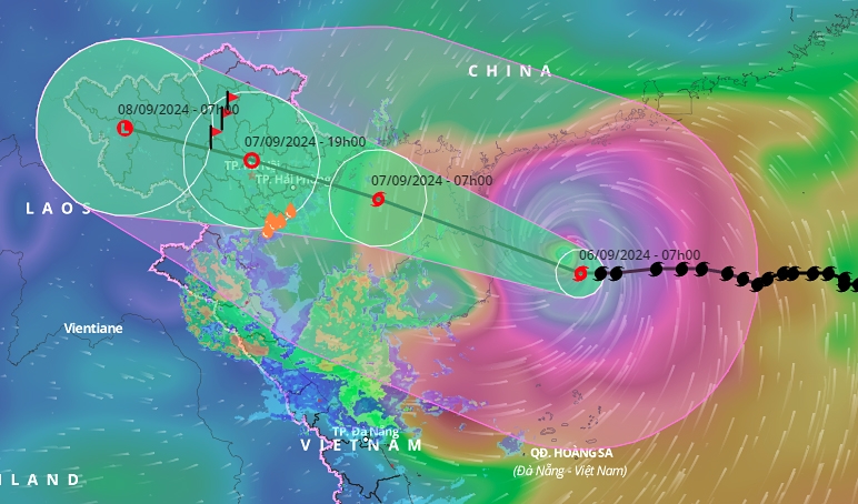 Super typhoon Yagi to make landfall across northern Vietnam in 24 hours